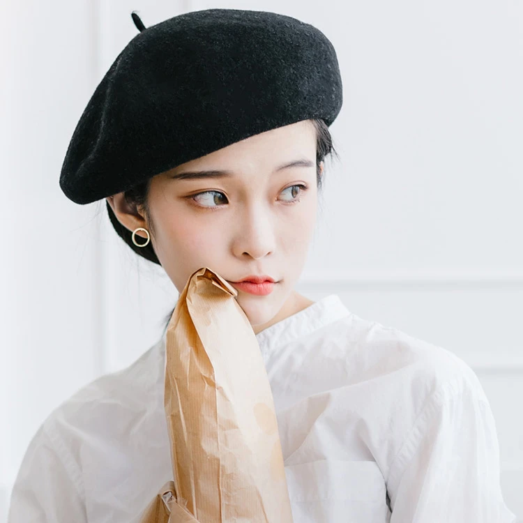 Spring Winter Berets Hat Painter Style Hat Women Wool Harajuku Vintage Berets Solid Color Caps Female Warm Walking Cap
Spring Winter Berets Hat Painter Style Hat Women Wool Harajuku Vintage Berets Solid Color Caps Female Warm Walking Cap
