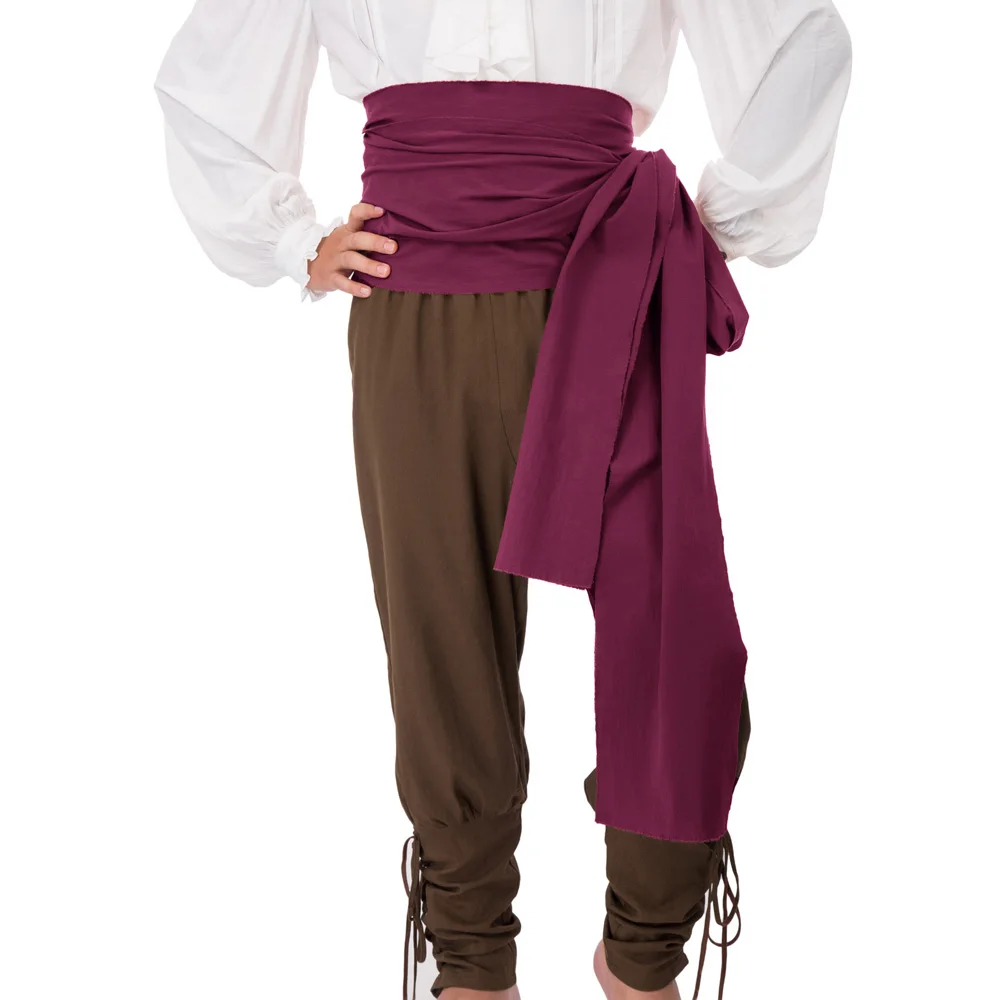Men belt Pirate Large Cotton Sash 157.5*9.5 inch Renaissance Halloween Costume pure color fashion retro club cocktail party belt
Men belt Pirate Large Cotton Sash 157.5*9.5 inch Renaissance Halloween Costume pure color fashion retro club cocktail party belt