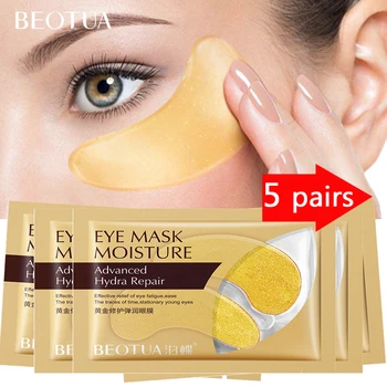 5bag Gold Collagen Eye Mask Gel For Face Eye Patch Korea Patches Under Eyes Remove Dark Circles Moisturizing Treatment Skin Care
5bag Gold Collagen Eye Mask Gel For Face Eye Patch Korea Patches Under Eyes Remove Dark Circles Moisturizing Treatment Skin Care