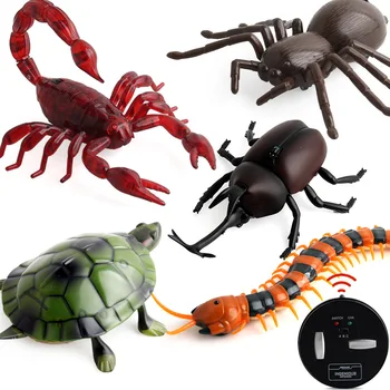 RC Funny Toys Mini Remote Control Fun Beetle Spider Slug Turtle Cockroach Insect Toy Robot Infrared Fluorescent Novelty Toys
RC Funny Toys Mini Remote Control Fun Beetle Spider Slug Turtle Cockroach Insect Toy Robot Infrared Fluorescent Novelty Toys