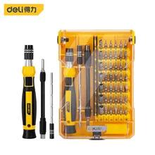 Deli 45ni1 Multi-tool Precision Screwdriver Set Watch Phone Mini Hand Tools Box Professional Bit for Magnetic Screwdriver Tool
Deli 45ni1 Multi-tool Precision Screwdriver Set Watch Phone Mini Hand Tools Box Professional Bit for Magnetic Screwdriver Tool