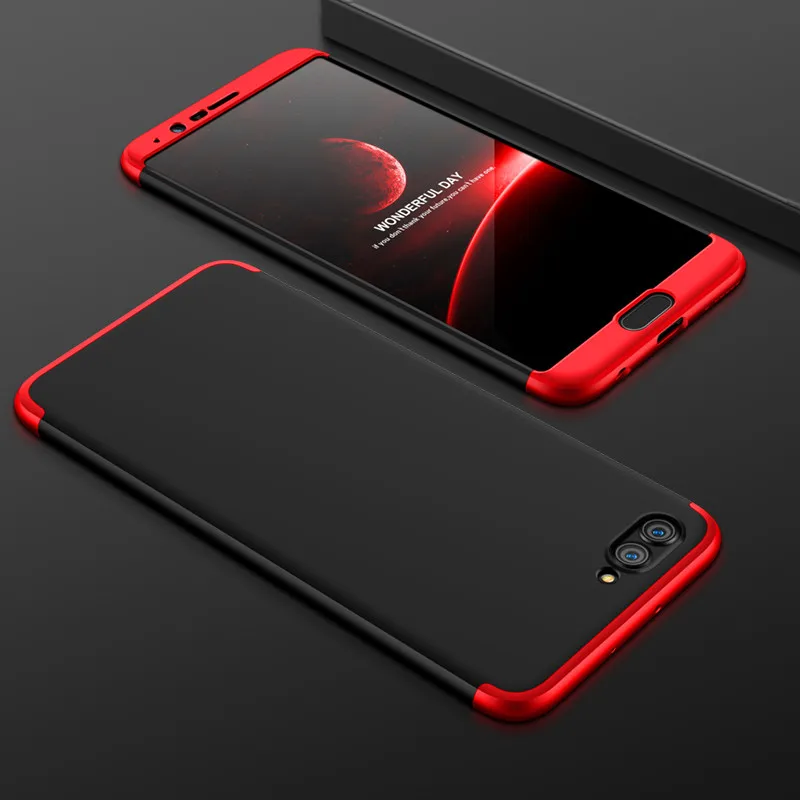 Противоударный чехол для Huawei View 10 V10 BKL L09 с защитой на 360 градусов со стеклянной