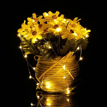 NEWKBO LED String Fairy Lights 2M 20 Leds CR2032 Button Battery Operated LED Lights High Brightness Waterproof Light
NEWKBO LED String Fairy Lights 2M 20 Leds CR2032 Button Battery Operated LED Lights High Brightness Waterproof Light