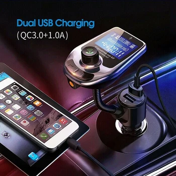 D4 MP3 Bluetooth 5.0 FM Transmitter Music Player Handsfree QC3.0 Car Charging Brand New And High Quality
D4 MP3 Bluetooth 5.0 FM Transmitter Music Player Handsfree QC3.0 Car Charging Brand New And High Quality