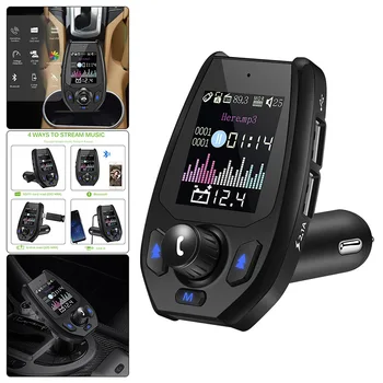 Onever FM Transmitter Bluetooth Adapter Bluetooth 5.0 5V3.1A Battery Voltage Double USB charger with Voice Prompts Modulator
Onever FM Transmitter Bluetooth Adapter Bluetooth 5.0 5V3.1A Battery Voltage Double USB charger with Voice Prompts Modulator