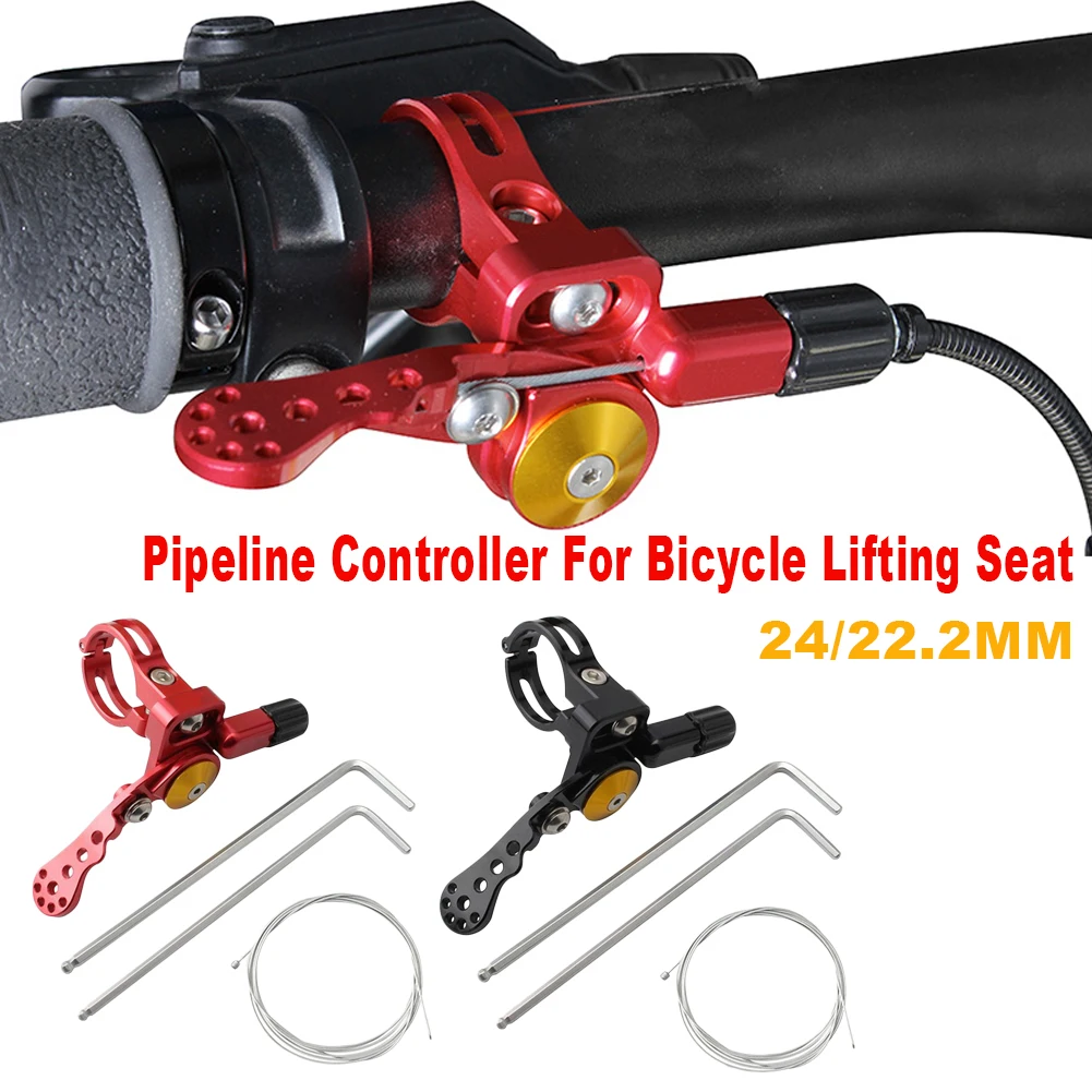 MTB Road Dropper Post Remote Lever Seatpost Height Adjust Seat post remote control lever shifter style for 22.2/24mm | Спорт и