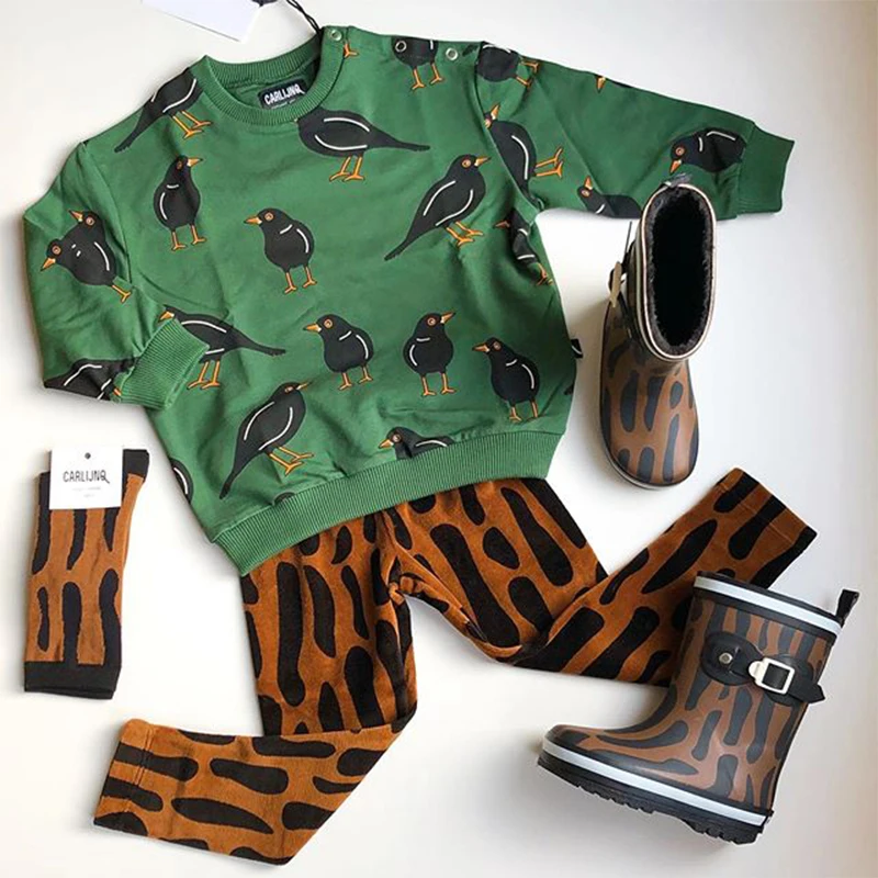 Carlijng Brand Child Sweatshirt and Pants Toddler Boy Fashion Bird and Tree Tops Kids Girls Fall Winter Tops Baby Winter Clothes
Carlijng Brand Child Sweatshirt and Pants Toddler Boy Fashion Bird and Tree Tops Kids Girls Fall Winter Tops Baby Winter Clothes
