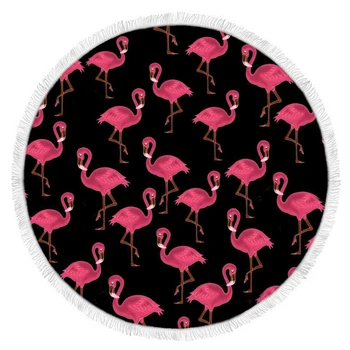 Round Beach Towel with Tassel Pink Flamingo Palm Leaf Flower Microfiber Towel Travel Picnic Blanket Yoga Mat Tapestry style-17
Round Beach Towel with Tassel Pink Flamingo Palm Leaf Flower Microfiber Towel Travel Picnic Blanket Yoga Mat Tapestry style-17