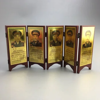 Top Ten Marshals of Solid Wood Gold Foil Office Home Furnishing Desktop Decoration Screen Collection Classical Crafts Wholesale
Top Ten Marshals of Solid Wood Gold Foil Office Home Furnishing Desktop Decoration Screen Collection Classical Crafts Wholesale