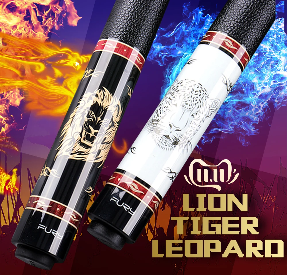 Fury Billiard Pool Cue AL With Case 11.75mm&12.75mm Black&White Tiger Tip Professional Handmade Maple Stick Ergonomic Design Kit
Fury Billiard Pool Cue AL With Case 11.75mm&12.75mm Black&White Tiger Tip Professional Handmade Maple Stick Ergonomic Design Kit