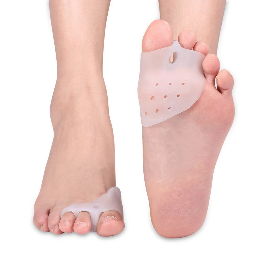 2pcs Toe Separator Silicone Hallux Valgus Corrector Foot Care Air Holes Skidproof Line Design For Hammer Tip With Forefoot Bear
2pcs Toe Separator Silicone Hallux Valgus Corrector Foot Care Air Holes Skidproof Line Design For Hammer Tip With Forefoot Bear