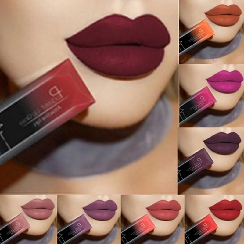 Hot Waterproof Lip Gloss Matte Liquid Lipstick Matte