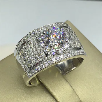 Quick-selling personality-encrusted diamond zircon wide ring men's luxury earth-luxury drill ring
Quick-selling personality-encrusted diamond zircon wide ring men's luxury earth-luxury drill ring