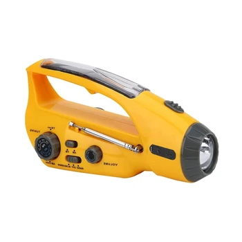 Solar Emergency Radio Hand Crank AM/FM Weather Radio Solar Flashlight Radio o Box Charger Cell Phone Charger
Solar Emergency Radio Hand Crank AM/FM Weather Radio Solar Flashlight Radio o Box Charger Cell Phone Charger