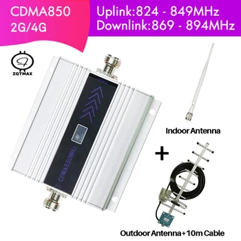 ZQTMAX CDMA 850mhz Cellular Signal Booster 60dB Gain Smartphone Mobile Signal Amplifier 2g 4g Repeater with Yagi Antenna Set
ZQTMAX CDMA 850mhz Cellular Signal Booster 60dB Gain Smartphone Mobile Signal Amplifier 2g 4g Repeater with Yagi Antenna Set