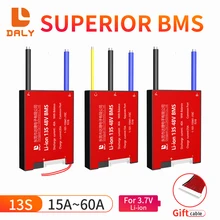 Daly BMS 13S 48V Li-Ion 15A 20A 30A 40A 50A 60A BMS mit swiftsoft funktion 18650 lithium-batterie pack bms pcb board
Daly BMS 13S 48V Li-Ion 15A 20A 30A 40A 50A 60A BMS mit swiftsoft funktion 18650 lithium-batterie pack bms pcb board