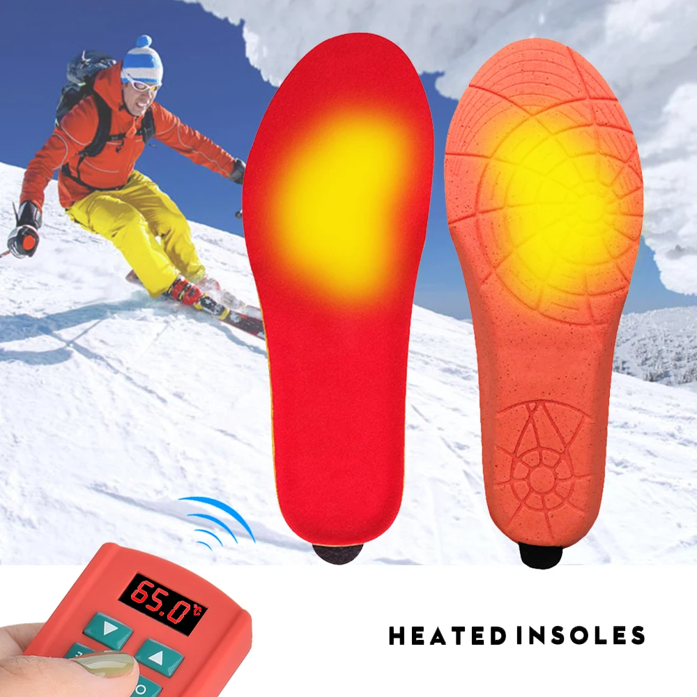 New Heated Insoles with Wireless Remote Control Shock-Absorbant Electric Heating Foot Warmer Insole Heater for Outdoor Activties
New Heated Insoles with Wireless Remote Control Shock-Absorbant Electric Heating Foot Warmer Insole Heater for Outdoor Activties