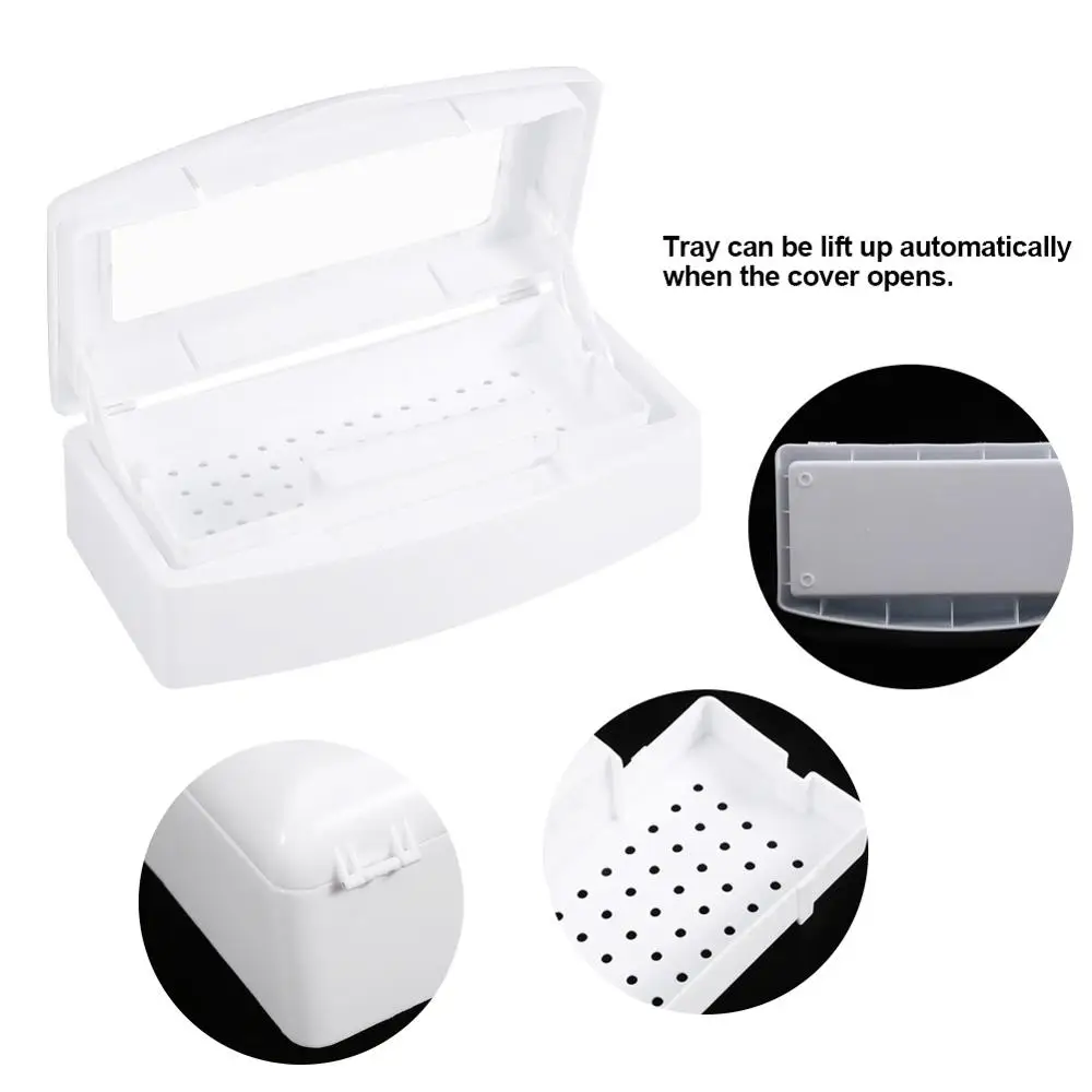 Nail Tool Sterilizer Tray Sterilization Box Disinfection Container Salon Manicure Tools for Salon Sterilizing Manicure Implement
Nail Tool Sterilizer Tray Sterilization Box Disinfection Container Salon Manicure Tools for Salon Sterilizing Manicure Implement