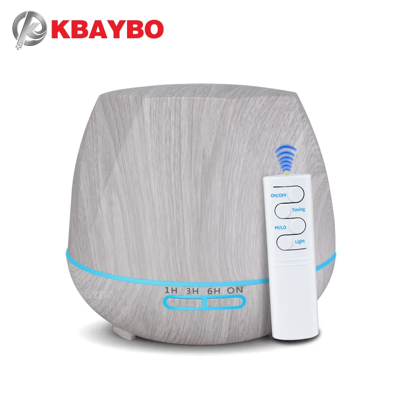 KBAYBO 550ml air humidifier white wood with remote control aroma essential oil diffuser aromatherapy mist maker fogger for home
KBAYBO 550ml air humidifier white wood with remote control aroma essential oil diffuser aromatherapy mist maker fogger for home