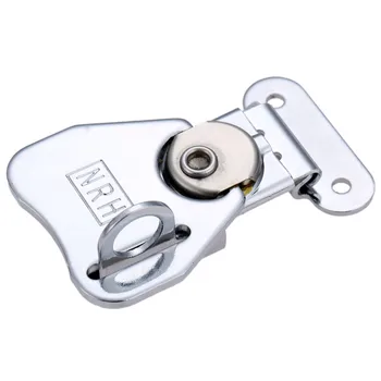 63mm Luggage Latch Buckle Lock Toggle Locking Latch Catch Clamp Wooden Box Toolbox Trunk Rotary Lock For Flight Case Stainless