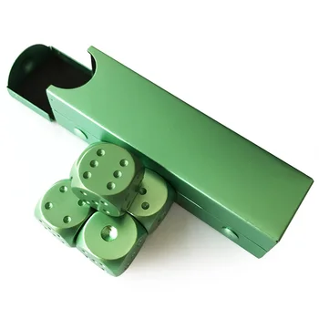 5pcs Poker Game Home Aluminum Alloy Accessories Solid Mini Gambling Dice Tool Circular Corner Dominoes With Case Entertainment
5pcs Poker Game Home Aluminum Alloy Accessories Solid Mini Gambling Dice Tool Circular Corner Dominoes With Case Entertainment