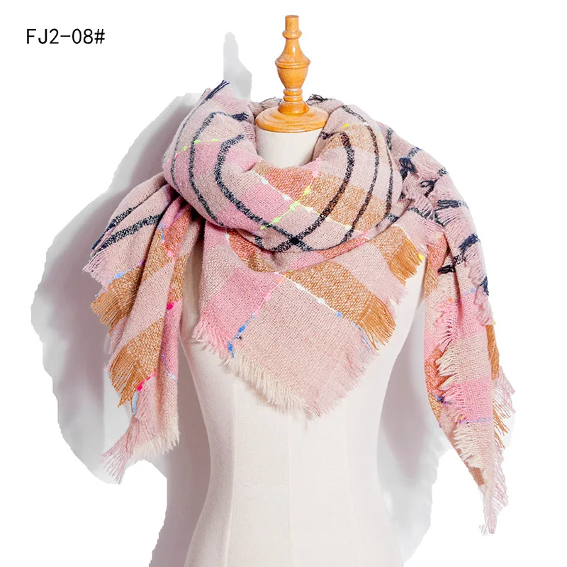 Fashion Cashmere Patchwork Contract Color Women Autumn Scarf Simple Design Triangular Casual Neck Scarves Shawls for Lady Winter
Fashion Cashmere Patchwork Contract Color Women Autumn Scarf Simple Design Triangular Casual Neck Scarves Shawls for Lady Winter