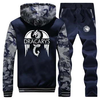 Hoodies Game of Thrones Pants Set Dracarys Dragon Targaryen Men Tracksuit Coat Track Suit Winter Thick Jacket Camo 2 Piece Sets
Hoodies Game of Thrones Pants Set Dracarys Dragon Targaryen Men Tracksuit Coat Track Suit Winter Thick Jacket Camo 2 Piece Sets