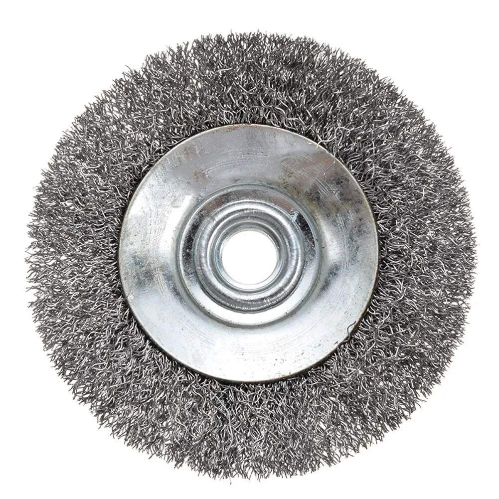1pc 100mm M14 Thread Wire Bevel Brush Stainless Steel Wheel Brush Cleaning Tools Polishing Tools Deburring Tools Accessories
1pc 100mm M14 Thread Wire Bevel Brush Stainless Steel Wheel Brush Cleaning Tools Polishing Tools Deburring Tools Accessories