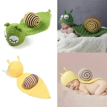 Cute 2 Styles Newborn Photography Prop Crochet Knitted Handmade Children's Bodysuit Baby Snail Photography Costume
Cute 2 Styles Newborn Photography Prop Crochet Knitted Handmade Children's Bodysuit Baby Snail Photography Costume