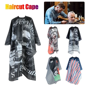 2020 New Haircut Hairdresser Barber Cloth Skull Pattern Apron Polyester Cape Hair Style Design Supplies Salon Barber Dress
2020 New Haircut Hairdresser Barber Cloth Skull Pattern Apron Polyester Cape Hair Style Design Supplies Salon Barber Dress