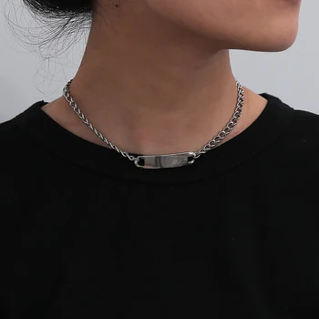 SHIXIN Punk Stainless Steel Chain for Women/Men Hiphop Chunky Short Choker Necklace Colar Fashion Statement Jewelry on Neck 2020
SHIXIN Punk Stainless Steel Chain for Women/Men Hiphop Chunky Short Choker Necklace Colar Fashion Statement Jewelry on Neck 2020