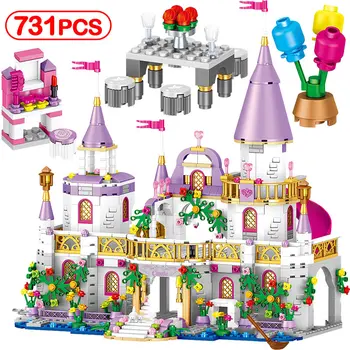 731PCS Princess Castle Windsor's Castle Building Blocks Friend Figures Bricks Educational DIY Toys For Girls
731PCS Princess Castle Windsor's Castle Building Blocks Friend Figures Bricks Educational DIY Toys For Girls