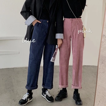 YAMDI high waist women corduroy pant 2020 spring autumn winter thick warm wide-legged trouser elegant loose casual pantalon lady
YAMDI high waist women corduroy pant 2020 spring autumn winter thick warm wide-legged trouser elegant loose casual pantalon lady