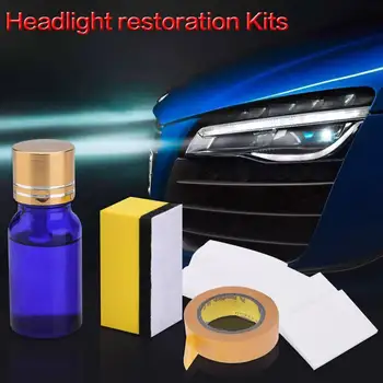 Kit Restoration Kit Headlight Clean Wax Repairing Liquid Polisher Automotive Car 10ML Sponge Tape Dust-free Paper
Kit Restoration Kit Headlight Clean Wax Repairing Liquid Polisher Automotive Car 10ML Sponge Tape Dust-free Paper