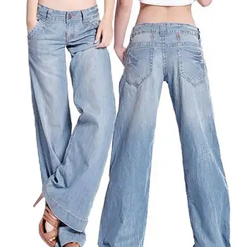Women's Fashion Slim Long Section Casual Pants Temperament Casual Comfortable Trousers Vintage Wide-legged Loose Jeans Flared
Women's Fashion Slim Long Section Casual Pants Temperament Casual Comfortable Trousers Vintage Wide-legged Loose Jeans Flared