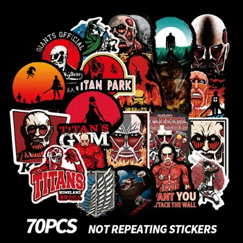70Pcs Japan Anime Attack on Titan Graffiti Cartoon Stickers For Luggage Laptop Skateboard Car Bicycle Backpack Decal Pegatina
70Pcs Japan Anime Attack on Titan Graffiti Cartoon Stickers For Luggage Laptop Skateboard Car Bicycle Backpack Decal Pegatina