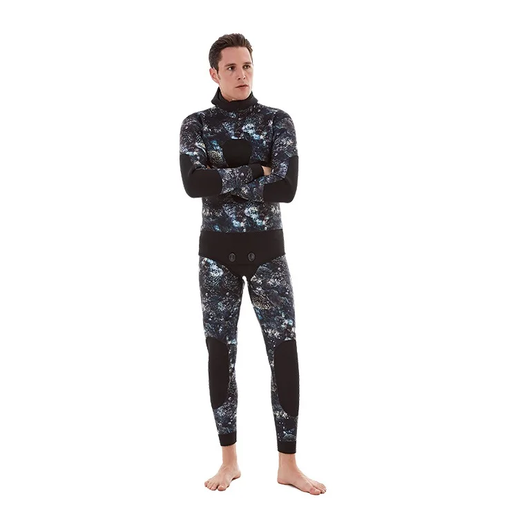 Full Body 3MM Neoprene Split Wetsuit Men Long Sleeve Hooded Two Piece Swimsuit for Snorkeling Spearfishing Surfing Scuba Diving
Full Body 3MM Neoprene Split Wetsuit Men Long Sleeve Hooded Two Piece Swimsuit for Snorkeling Spearfishing Surfing Scuba Diving