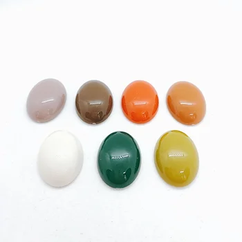 DIY new solid color resin/acrylic oval patch earrings simple wild earrings accessories material 10pcs 
DIY new solid color resin/acrylic oval patch earrings simple wild earrings accessories material 10pcs