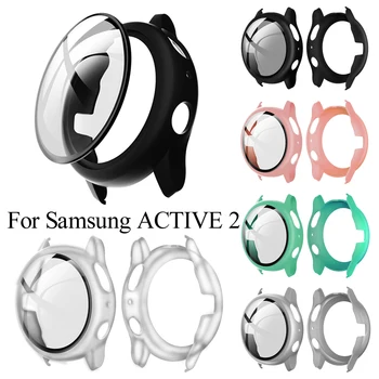 9H Tempered Glass Full Screen Protector Shell for Samsung Galaxy Watch Active 2 Protective Case Matte Hard PC Case Cover
9H Tempered Glass Full Screen Protector Shell for Samsung Galaxy Watch Active 2 Protective Case Matte Hard PC Case Cover