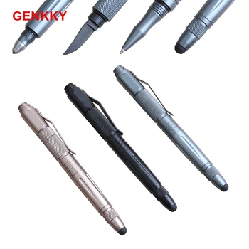1PCS GENKKY Hot selling Multi -Function Pen Self defense Metal Touch pen useful Tactical Glassbreaker Pen good gift pen
1PCS GENKKY Hot selling Multi -Function Pen Self defense Metal Touch pen useful Tactical Glassbreaker Pen good gift pen