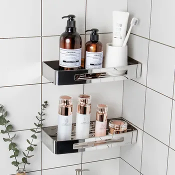 Wall Hanging Bathroom free-punch Shelves Storage Shelf Rack stainless steel Bathroom Shampoo Holder Organizer for Kitchen pf9212
Wall Hanging Bathroom free-punch Shelves Storage Shelf Rack stainless steel Bathroom Shampoo Holder Organizer for Kitchen pf9212