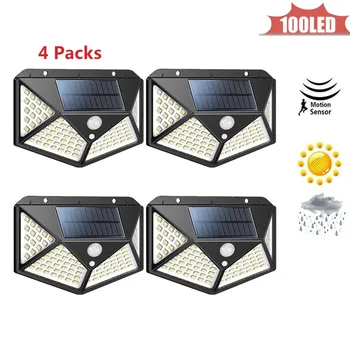 100 LEDs Solar light PIR Motion Sensor Solar Power night lamp LED Garden Light Outdoor Security Solar Wall Lamp Waterproof 4 sid
100 LEDs Solar light PIR Motion Sensor Solar Power night lamp LED Garden Light Outdoor Security Solar Wall Lamp Waterproof 4 sid