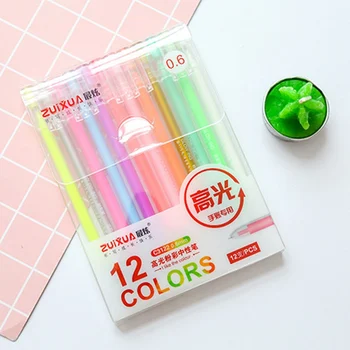 12Pcs/Set Color 0.6mm Gel Pen Pastel Glitter School Stationery Marker DIY Sketching Painting Drawing Doodling Pen For Kids Gifts
12Pcs/Set Color 0.6mm Gel Pen Pastel Glitter School Stationery Marker DIY Sketching Painting Drawing Doodling Pen For Kids Gifts