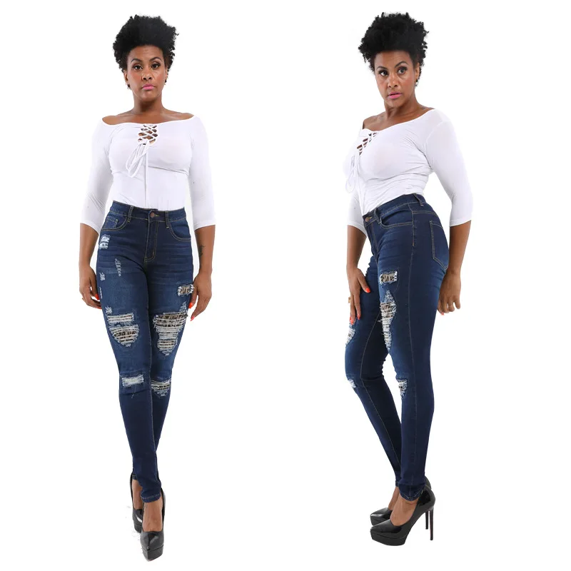 3Y Spring New Amazon European And American Leopard Pattern Hole Lift Buttock Tight Women's Jeans Factory Direct Foreign Trade
3Y Spring New Amazon European And American Leopard Pattern Hole Lift Buttock Tight Women's Jeans Factory Direct Foreign Trade