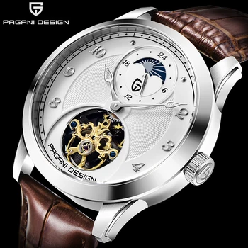PAGANI 2020New Tourbillon Men Watch Top luxury Automatic mechanical Watch Real Brand Moon Waterproof Sports Tourbillon clock men
PAGANI 2020New Tourbillon Men Watch Top luxury Automatic mechanical Watch Real Brand Moon Waterproof Sports Tourbillon clock men