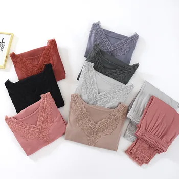 Fdfklak Pyjamas Women Modal Long Sleeves Pajama Sets Sleepwear Homewear Pijamas M-2XL Plus Size Two Pieces Sleeping Clothes
Fdfklak Pyjamas Women Modal Long Sleeves Pajama Sets Sleepwear Homewear Pijamas M-2XL Plus Size Two Pieces Sleeping Clothes