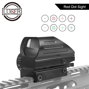 Tactical Reflex Red Green Laser 4 Reticle Holographic Projected Dot Sight Scope 11mm 20mm Rail Air Gun Hunting Riflescope
Tactical Reflex Red Green Laser 4 Reticle Holographic Projected Dot Sight Scope 11mm 20mm Rail Air Gun Hunting Riflescope