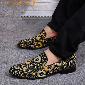 2020 Chentel Noble Manual Flower Fashion Mens Dress Shoes Flats Bottom Handsome Casual Mens Shoes Party Male Mixed Color
2020 Chentel Noble Manual Flower Fashion Mens Dress Shoes Flats Bottom Handsome Casual Mens Shoes Party Male Mixed Color