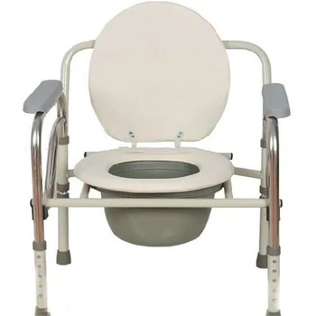 Folding Handicapped Bath Chair Disabled Toilet Potty Chair Height-Adjustable Elderly Seat Commode Chair
Folding Handicapped Bath Chair Disabled Toilet Potty Chair Height-Adjustable Elderly Seat Commode Chair