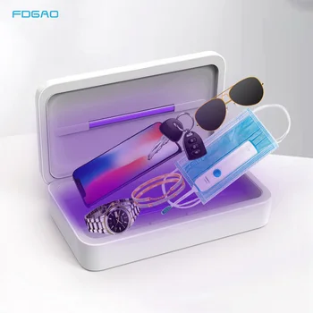 3 in 1 Portable UV Sterilizer Box Phone Watch Mask Cleaner Personal Sanitizer Disinfection Cabinet Light Lamp Wireless Charger
3 in 1 Portable UV Sterilizer Box Phone Watch Mask Cleaner Personal Sanitizer Disinfection Cabinet Light Lamp Wireless Charger